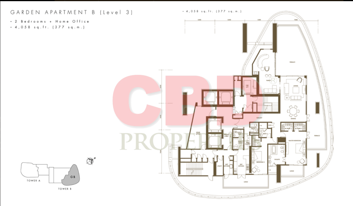 GARDEN APARTMENT B